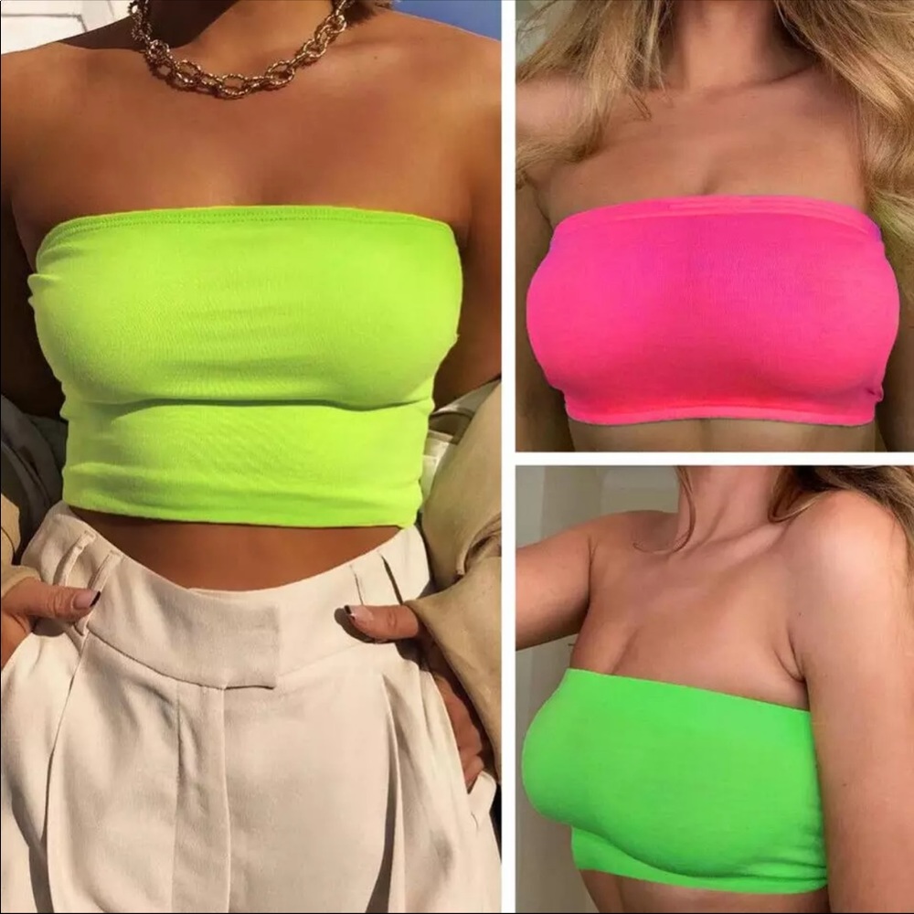 Sleeveless Top/ Off-Shoulder Vest Crop Top/ Pink